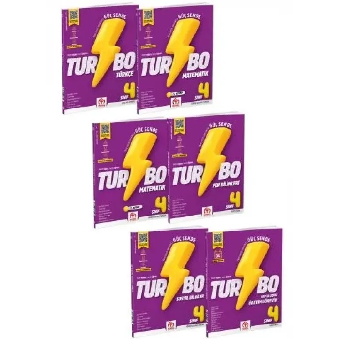 4.Sınıf Turbo Eğitim Seti (6 Kitap)