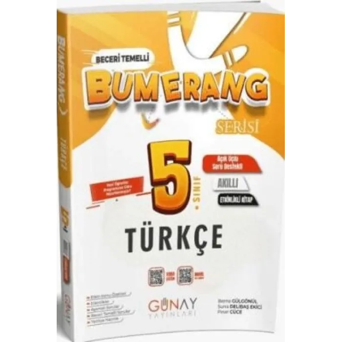 5. Sınıf Türkçe Etkinlikli Bumerang Serisi