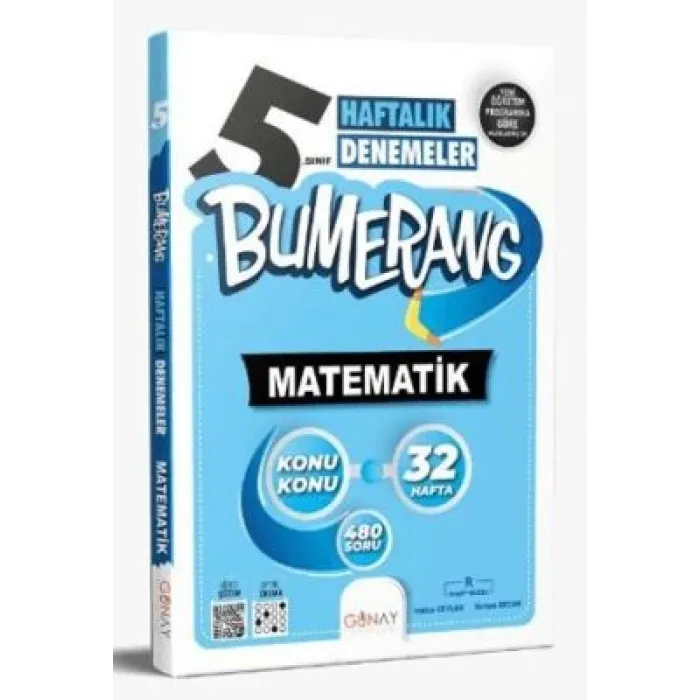 5. Sınıf Bumerang 32 Haftalık Matematik Denemeleri
