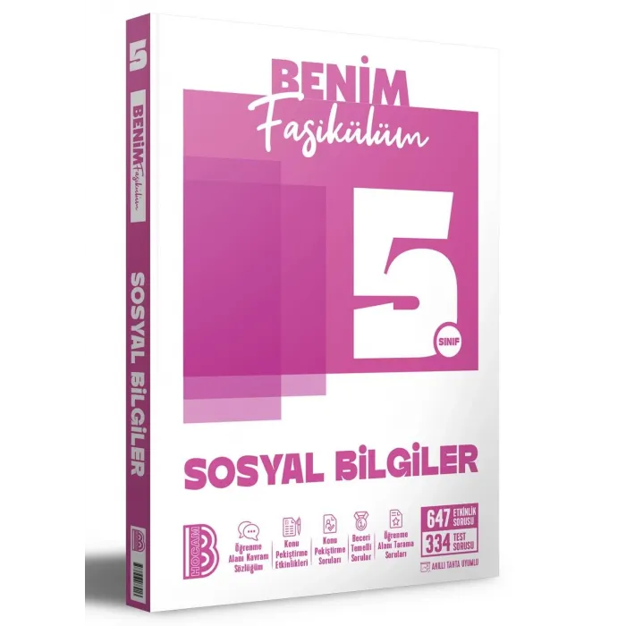 5. Sınıf Sosyal Bilgiler Benim Fasikülüm Benim Hocam Yayınları