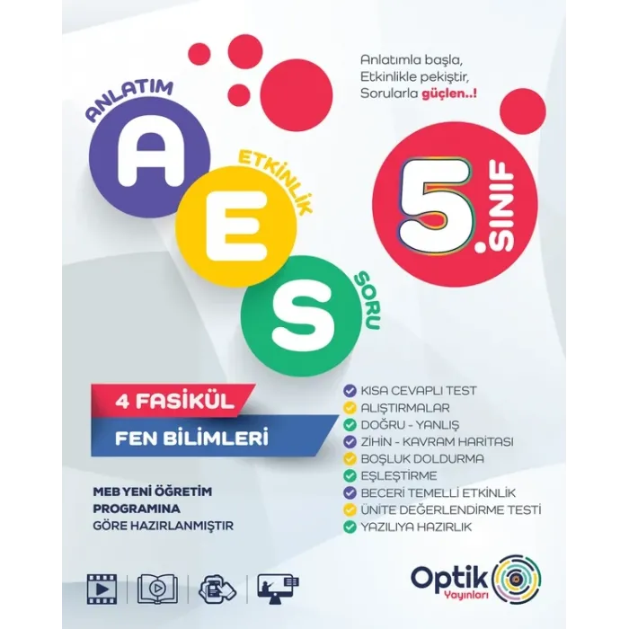 5. Sınıf Fen Bilimleri AES Etkinlikli Soru Bankası