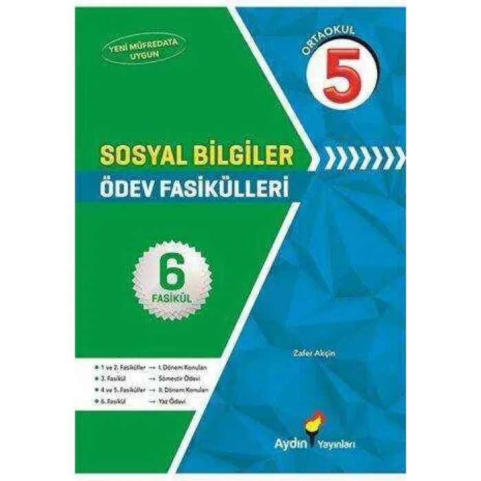 5. Sınıf Sosyal Bilgiler Ödev Fasikülleri