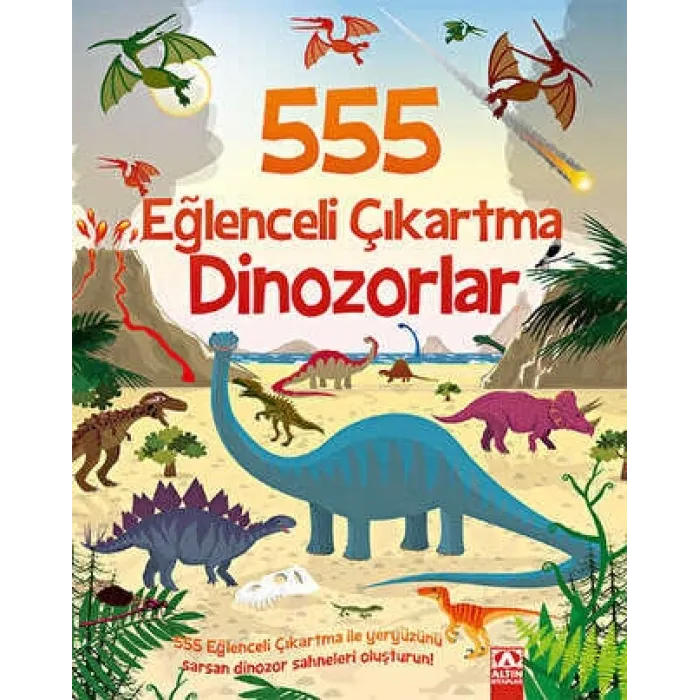 555 Eğlenceli Çıkartma - Dinozorlar