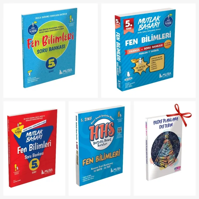 5.Sınıf Fen Bilimleri Seti. Hedef Planlama Hediyeli !!
