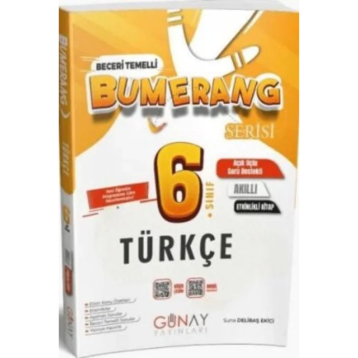 6. Sınıf Türkçe Etkinlikli Bumerang Serisi