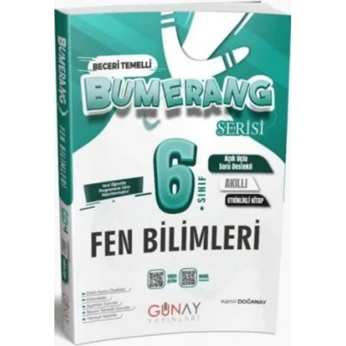 6. Sınıf Fen Bilimleri Etkinlikli Bumerang Serisi