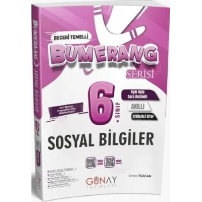 6. Sınıf Sosyal Bilgiler Etkinlikli Bumerang Serisi