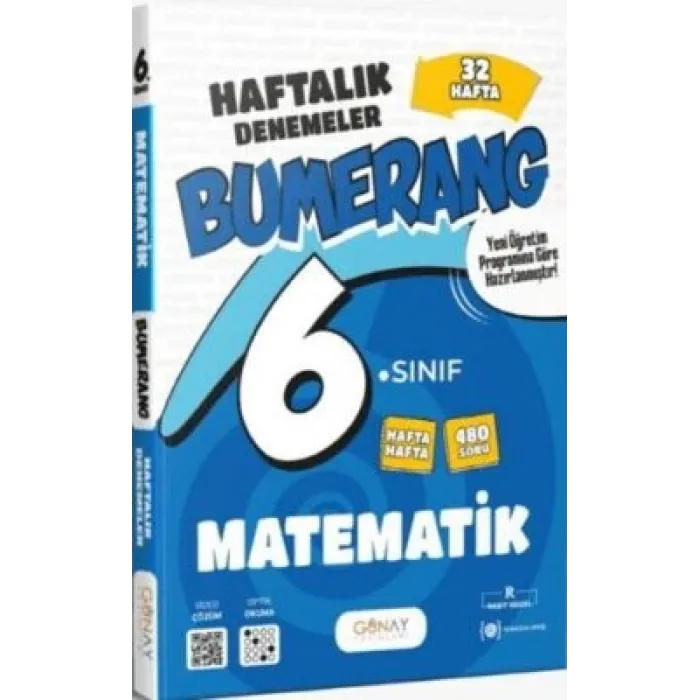 6. Sınıf Matematik Bumerang 32 Haftalık Denemeleri
