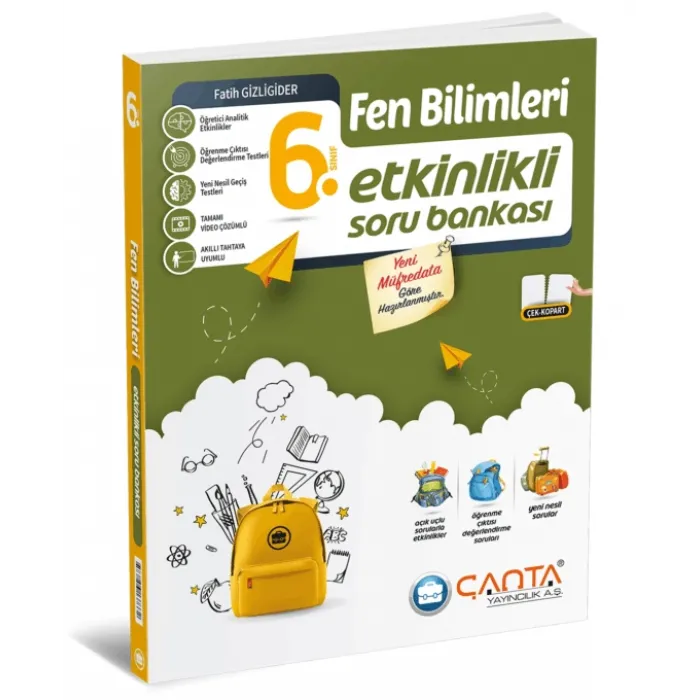 6. Sınıf Fen Bilimleri Etkinlikli Kazanım Sıralı Soru Bankası