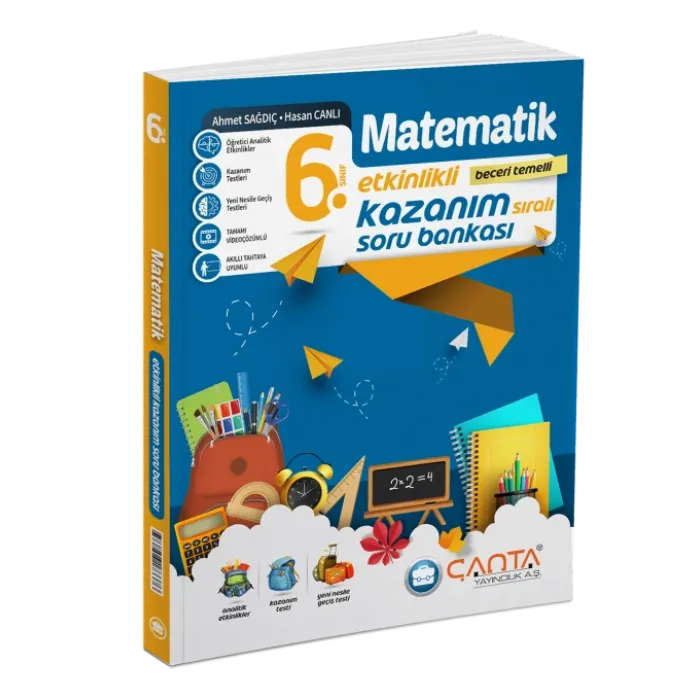 6. Sınıf Matematik Etkinlikli Kazanım Sıralı Soru Bankası