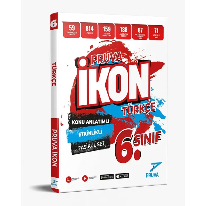 6.SINIF TÜRKÇE İKON KONU ANLATIMLI FASİKÜL SET