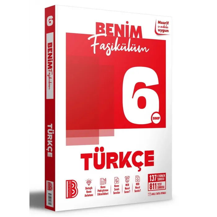 6. Sınıf Türkçe Benim Fasikülüm Benim Hocam Yayınları