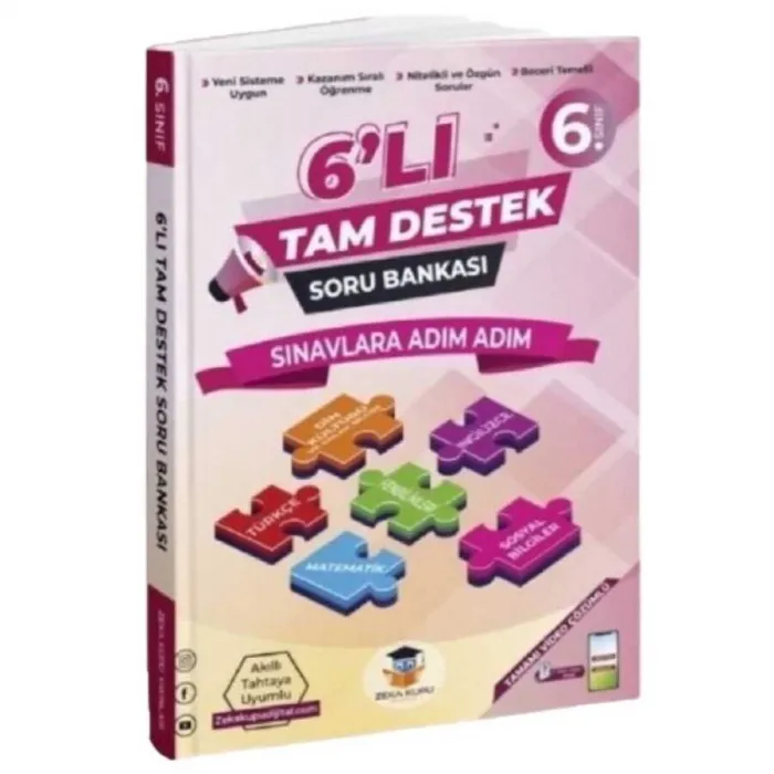 6. Sınıf 6`lı Tam Destek Soru Bankası
