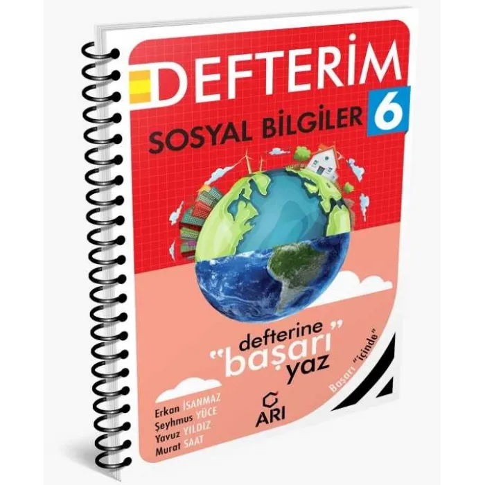 6. Sınıf Sosyal Bilgiler Defterim