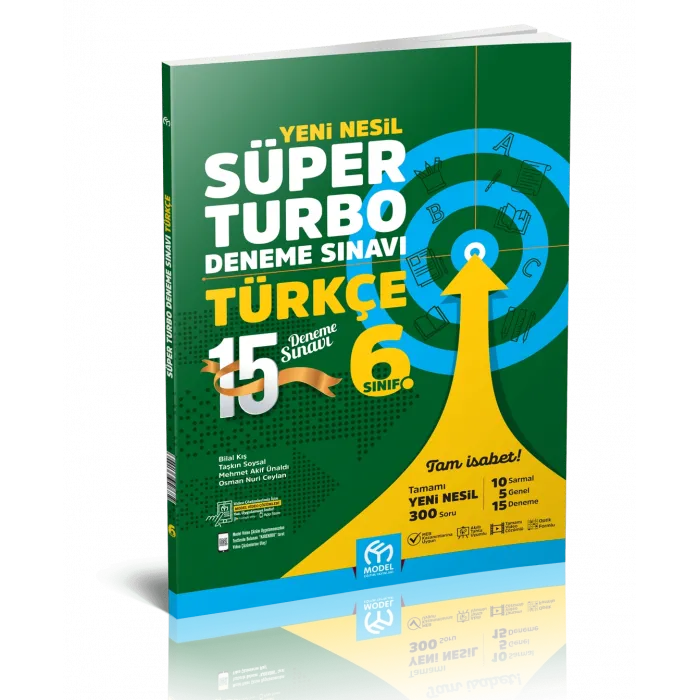 6. Sınıf Türkçe Yeni Nesil Süper Turbo Deneme Sınavı