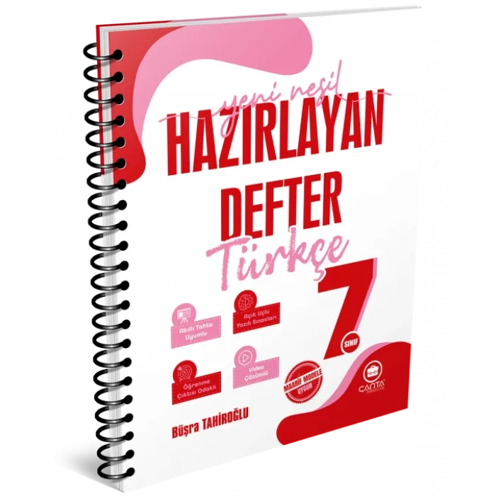 7. Sınıf Türkçe Hazırlayan Defter