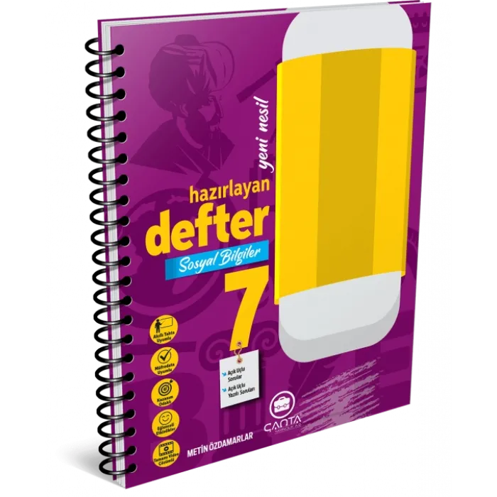 7. Sınıf Sosyal Bilgiler Hazırlayan Defter