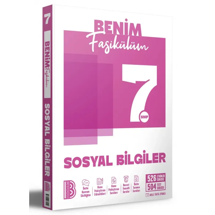 7. Sınıf Sosyal Bilgiler Benim Fasikülüm Benim Hocam Yayınları