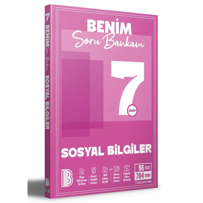 7. Sınıf Sosyal Bilgiler Soru Bankam Benim Hocam Yayınları