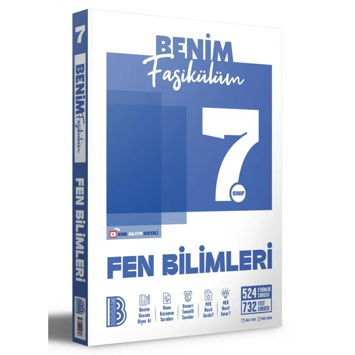 7. Sınıf Fen Bilimleri Benim Fasikülüm Benim Hocam Yayınları