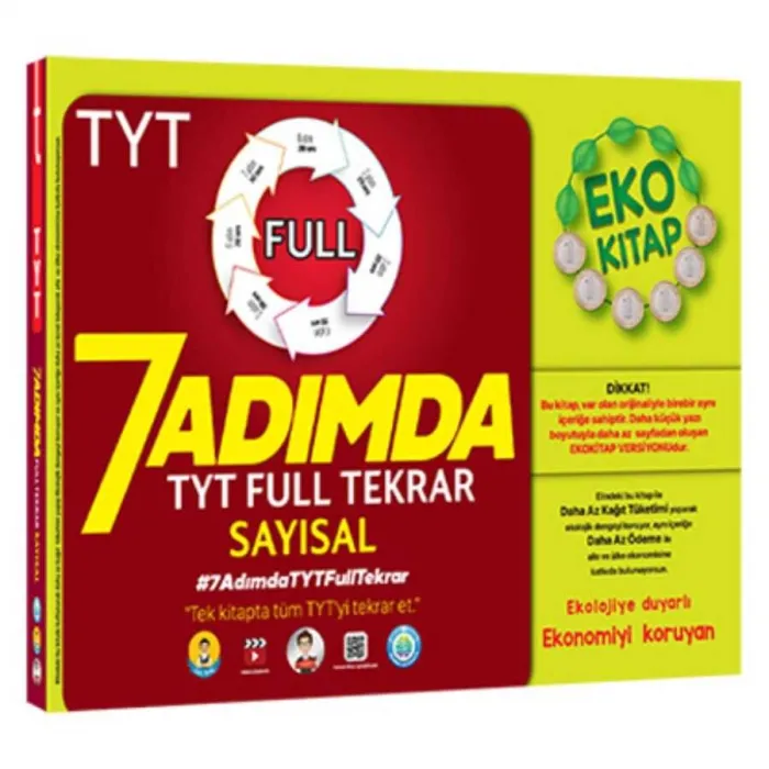 7 Adımda TYT Full Tekrar Soru Bankası-Sayısal Eko