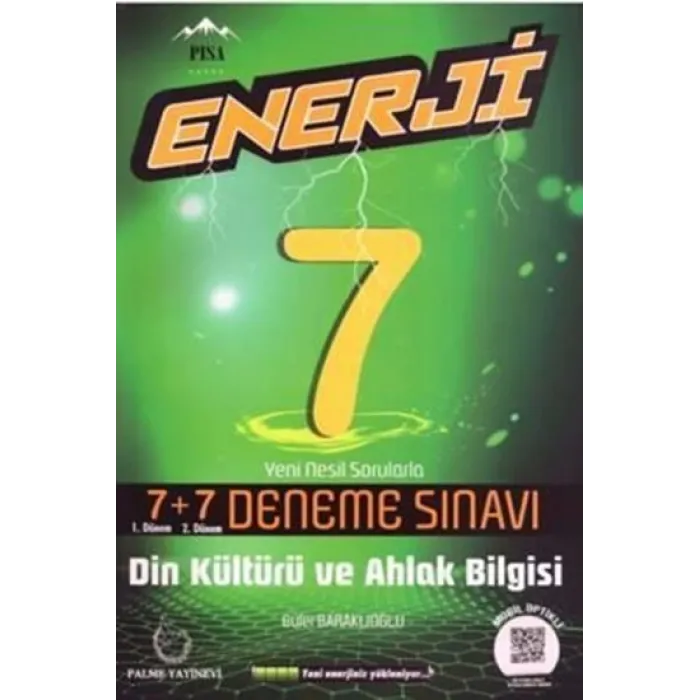 7. Sınıf Din Kültürü ve Ahlak Bilgisi Enerji 7+7 Deneme Sınavı