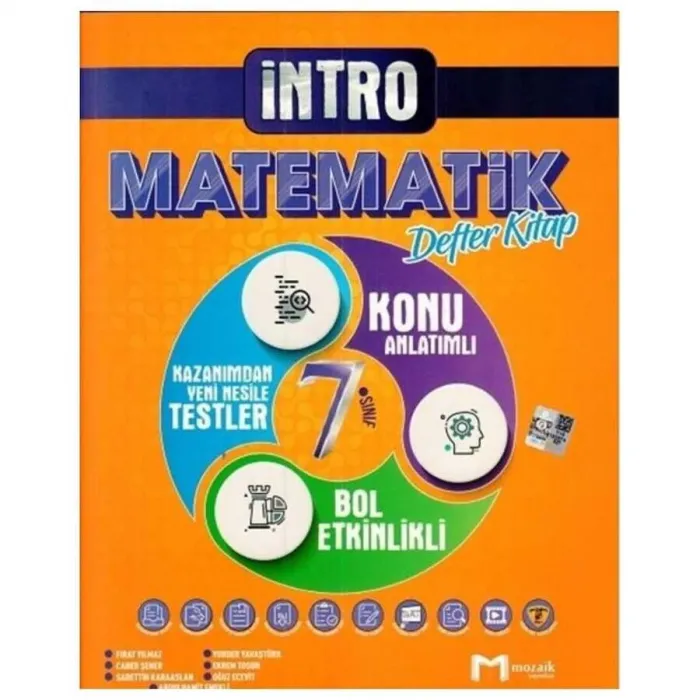 7. Sınıf Matematik İntro Defter Kitap