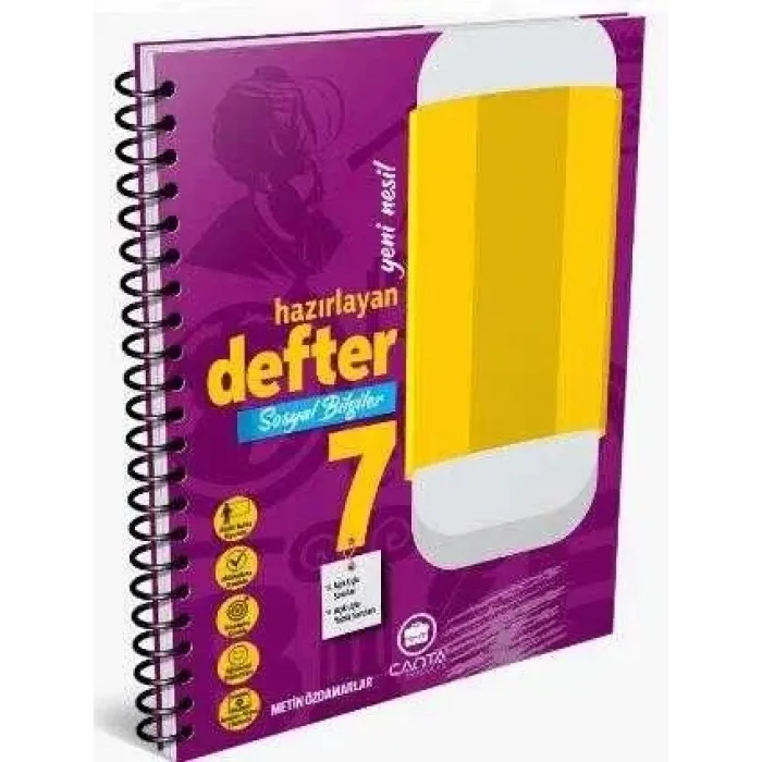 7. Sınıf Sosyal Bilgiler Hazırlayan Defter