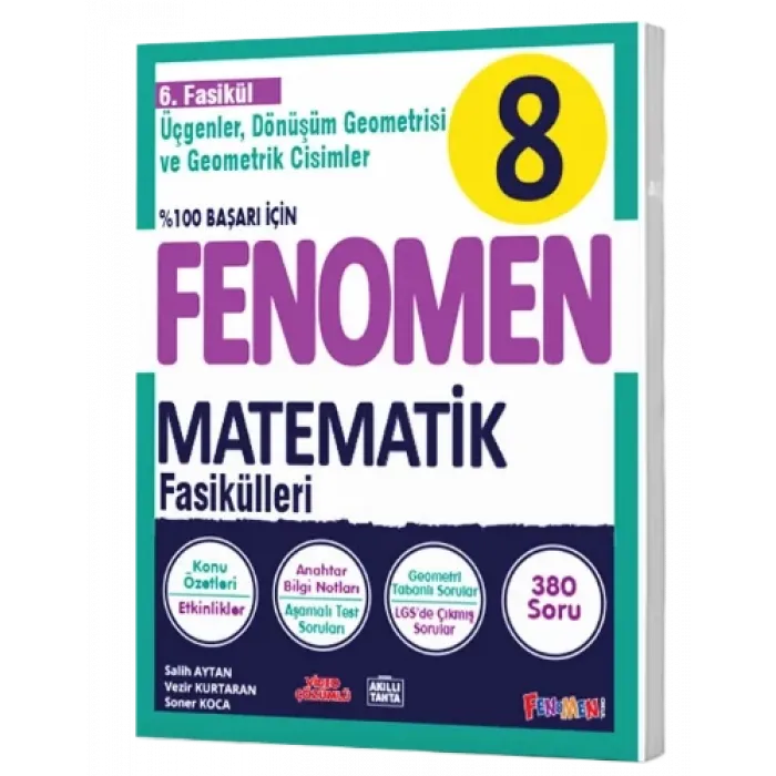 8. SINIF MATEMATİK 6. FASİKÜL Üçgenler, Dönüşüm Geometrisi ve Geometrik Cisimler