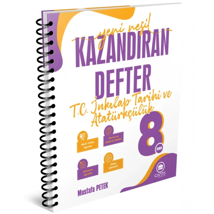 8. Sınıf T.C İnkılap Tarihi ve Atatürkçülük Kazandıran Defter