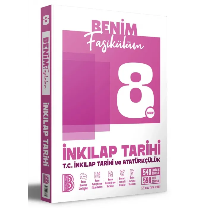 8. Sınıf İnkılap Tarihi Benim Fasikülüm Benim Hocam Yayınları