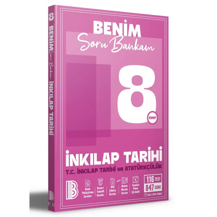 8. Sınıf İnkılap Tarihi Soru Bankam Benim Hocam Yayınları