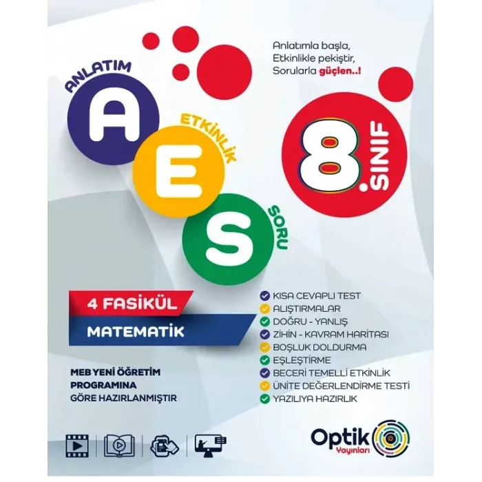 8. Sınıf Matematik AES Etkinlikli Soru Bankası