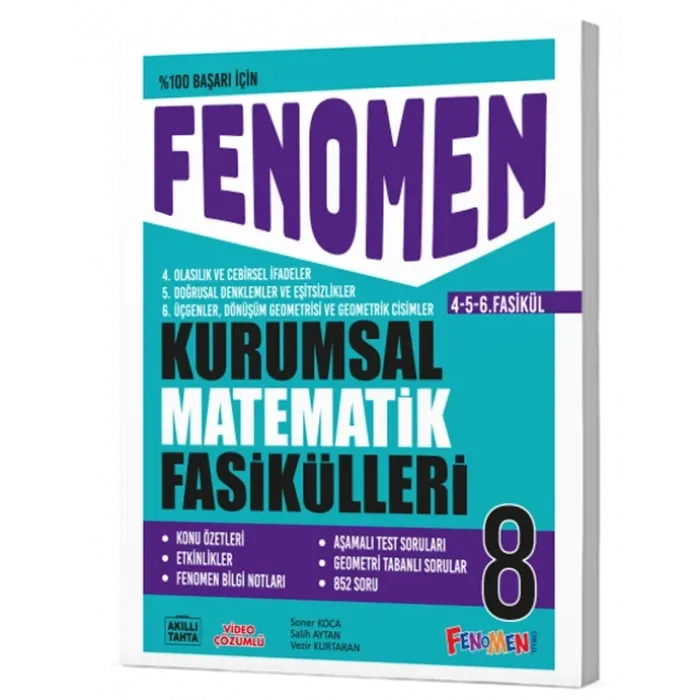 8 Kurumsal Matematik Fasikülleri (4-5-6)