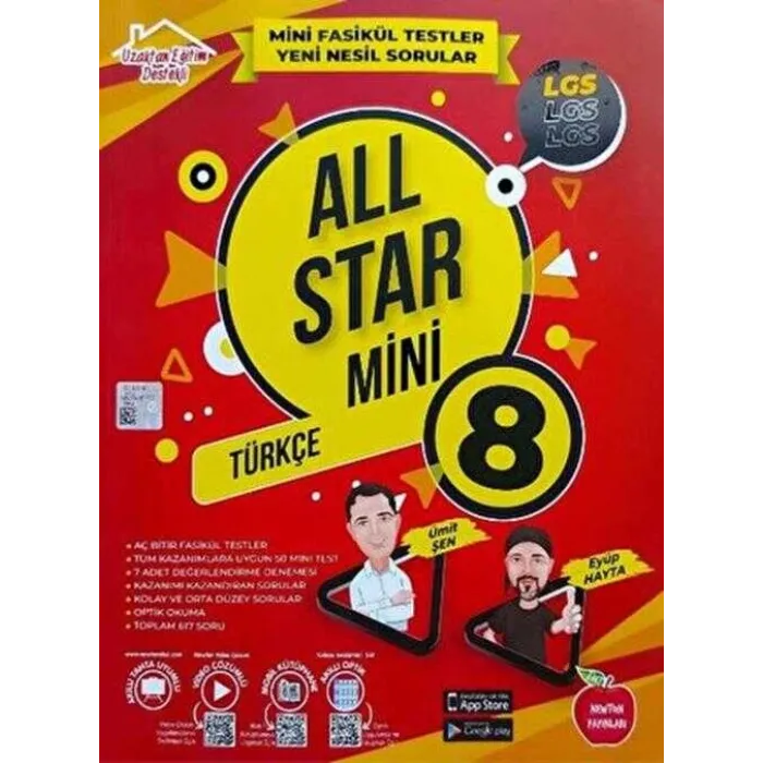 8. Sınıf All Star Mini Türkçe Soru Bankası