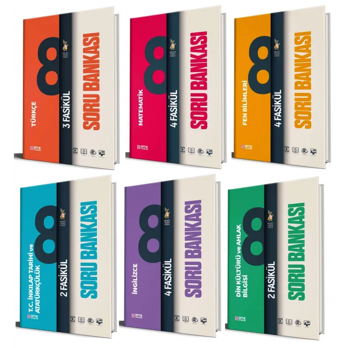 8. Sınıf Fasikül Soru Bankaları Seti