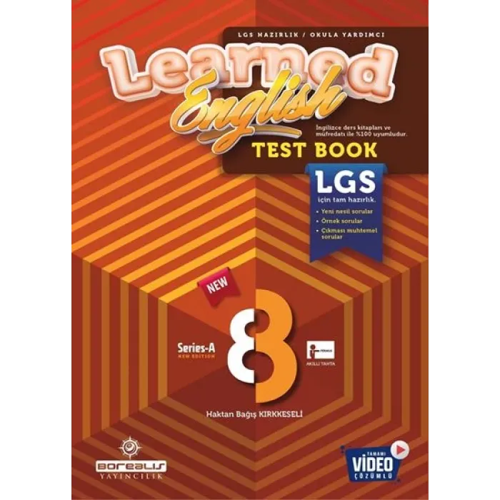 8. Sınıf Learned Test Book