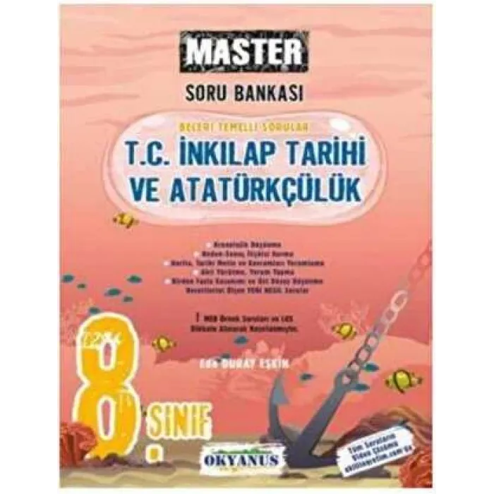 8. Sınıf Master T. C. İnkılap Tarihi Ve Atatürkçülük Soru Bankası