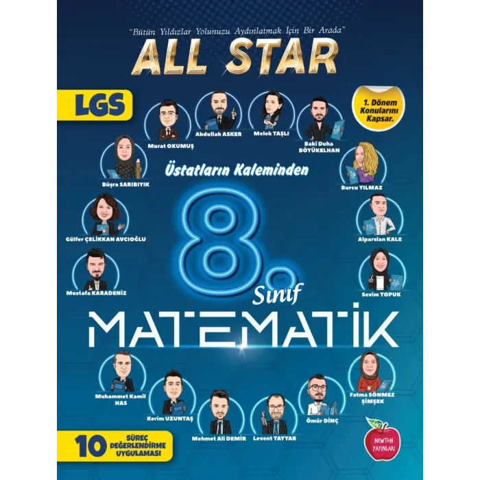 8.SINIF ALL STAR 1.DÖNEM 10 SÜREÇ DEĞERLENDİRME MATEMATİK
