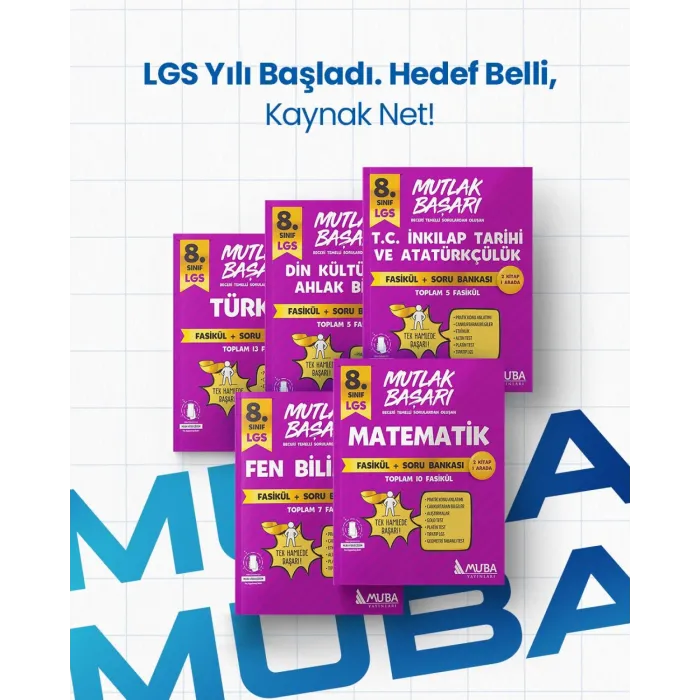 8.Sınıf Fasikül + Soru Bankası Full Set.