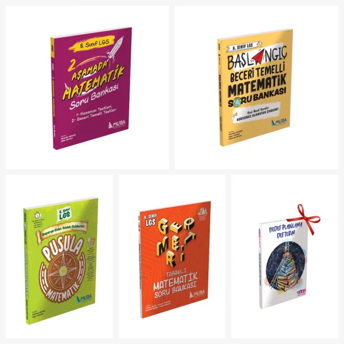 8.Sınıf Matematik Seti. Hedef Planlama Hediyeli !!