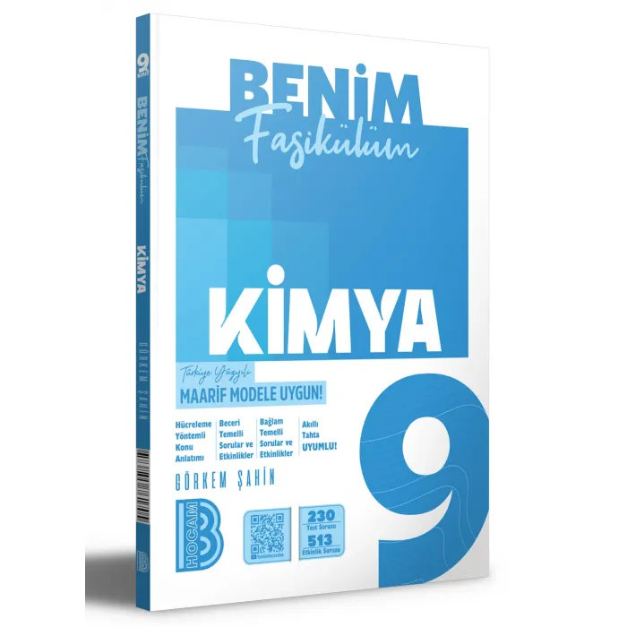 9. Sınıf Kimya Benim Fasikülüm Benim Hocam Yayınları
