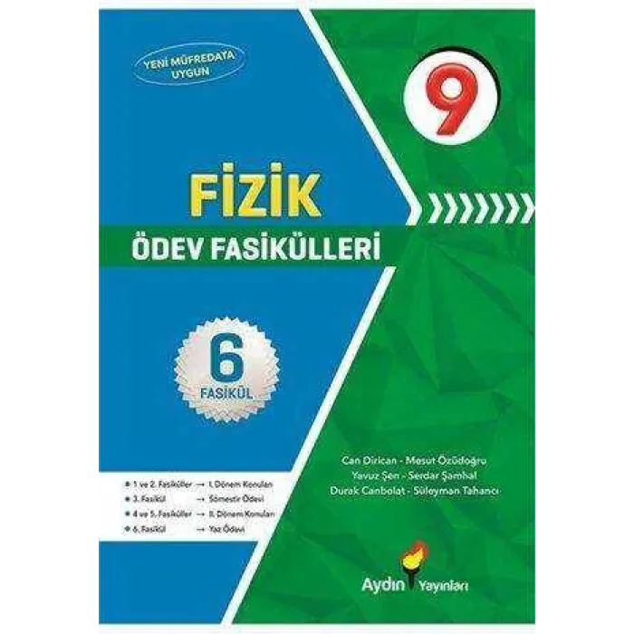9. Sınıf Fizik Ödev Fasikülleri
