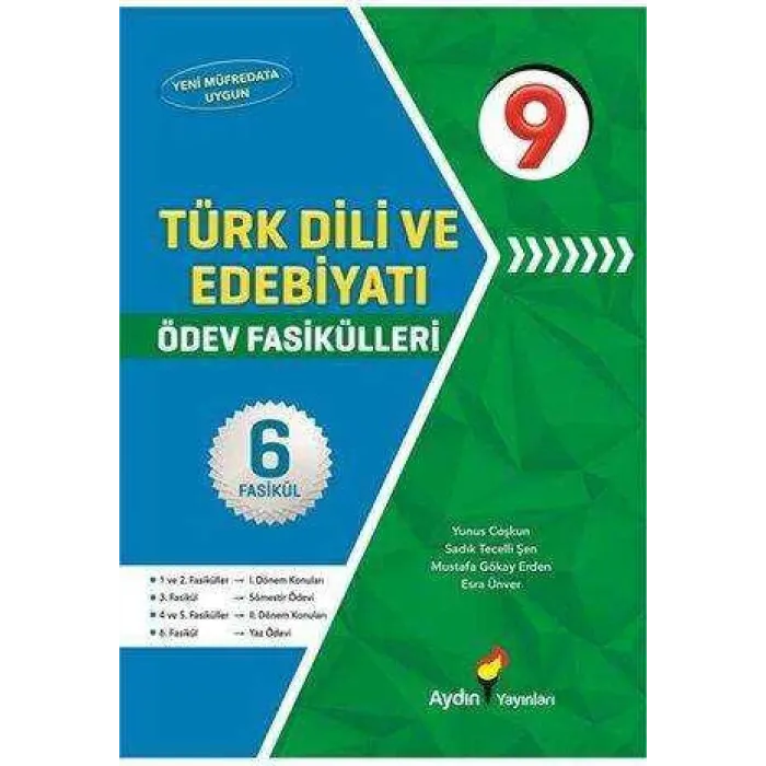 9. Sınıf Türk Dili ve Edebiyatı Ödev Fasikülleri