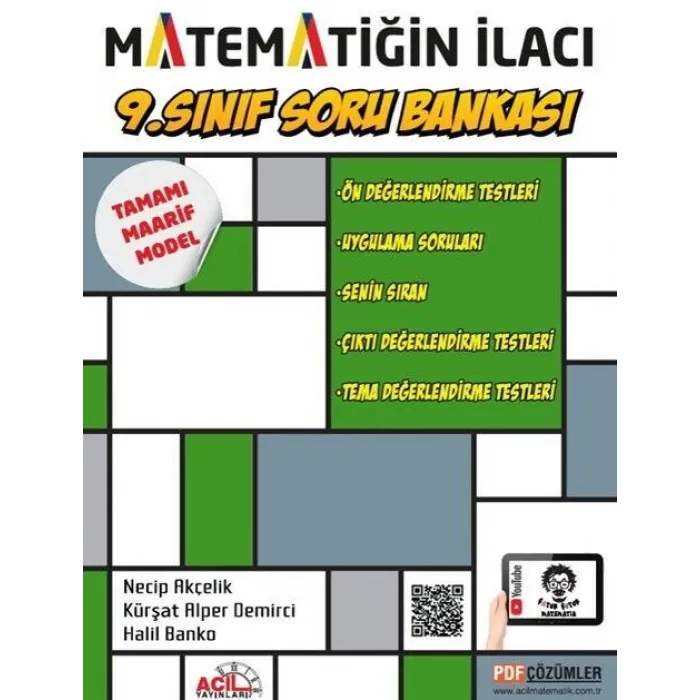Acil Yayınları 9. Sınıf Matematiğin İlacı Soru Bankası