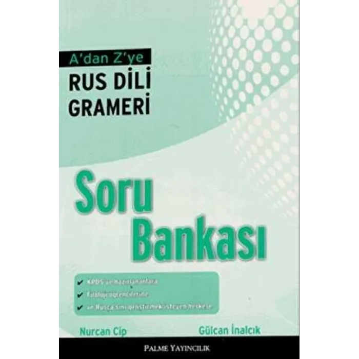 A’dan Z’ye Rus Dili Grameri Soru Bankası