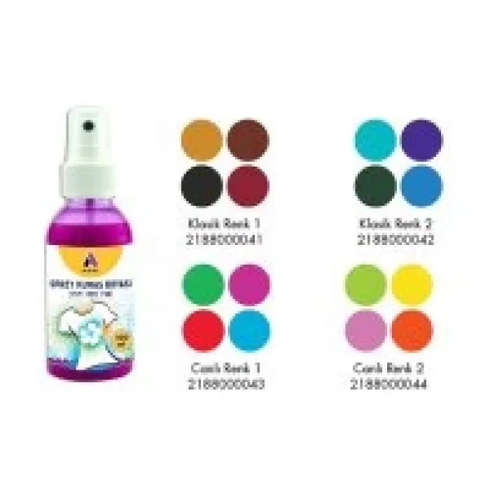 Adel Kumaş Boyası Sprey 4lü-2 Canlı Paket 2188000044000