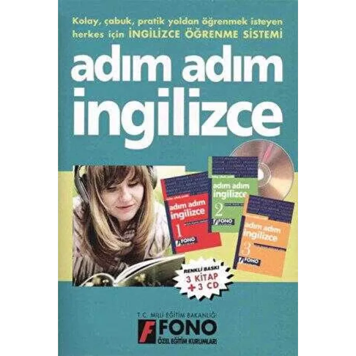 Adım Adım İngilizce 3 kitap + 3 CD