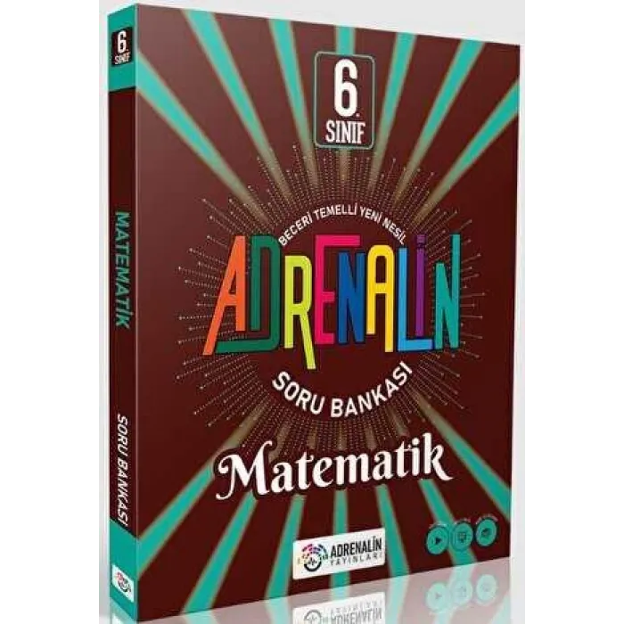 Adrenalin Yayınları 6. Sınıf Adrenalin Matematik Soru Bankası