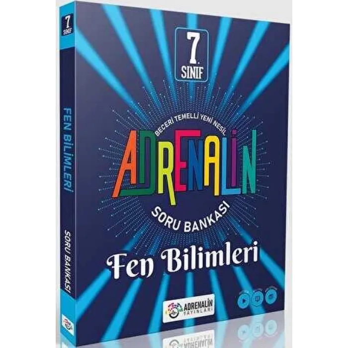 Adrenalin Yayınları 7. Sınıf Adrenalin Fen Bilimleri Soru Bankası
